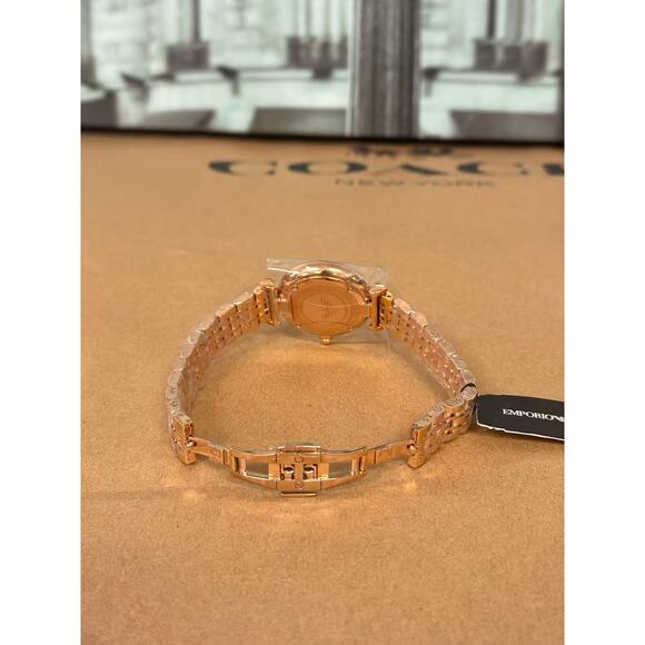 Emporio Armani Gianni T-Bar AR11385 Ladies Watch With White Dial - Picture 4 of 5